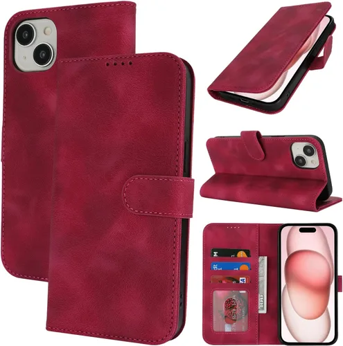 Vista 34 de Funda tipo cartera para iPhone 8 Plus iPhone 7 Plus con tarjetero para iPhone 8 Plus, funda tipo cartera para mujeres y hombres, de piel sintética