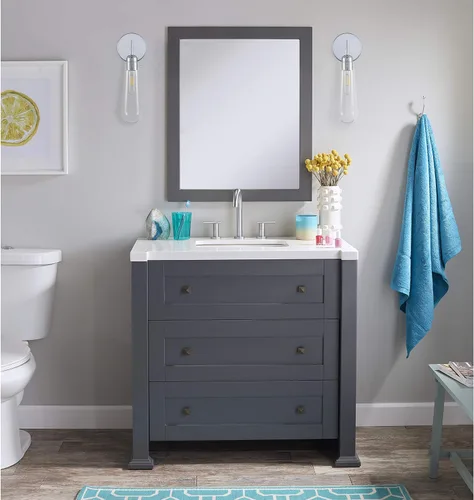 Vista 3 de Linea di Liara Brixia - Lámpara de pared moderna de níquel cepillado para baño, aplique de pared para pasillo, lámpara de pared para interiores