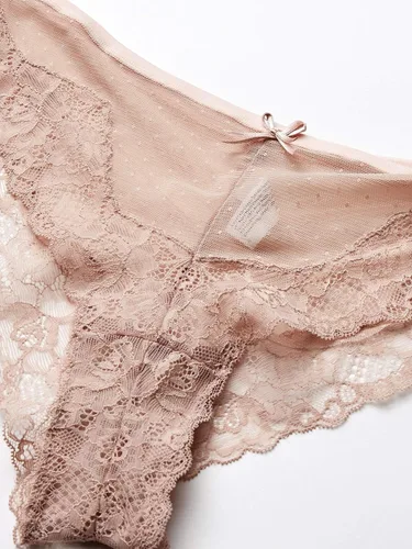 Vista 3 de Maidenform Tanga de malla y encaje para mujer