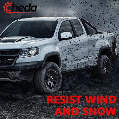 Vista 9 de CHEDA Aletas para parachoques, Compatible con Ford F150 SVT Raptor 2009 2010 2011 2012 2013 2014, Cubierta de rueda estilo de fábrica, FO1268100
