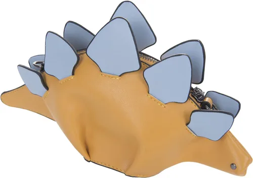 Vista 8 de QZUnique Bolso de hombro de tiburón de dinosaurio para mujer, diseño de animales 3D, con cremallera, bolso cruzado tipo mensajero para niña
