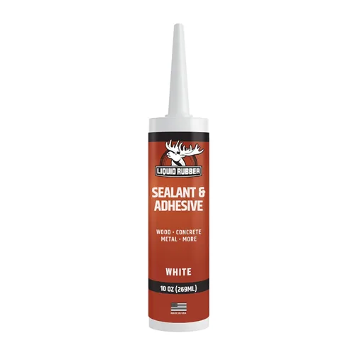 Vista 10 de Liquid Rubber Caulk - Adhesivo de silicona híbrida y sellador protector, transparente, 1 paquete