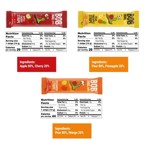 Vista 8 de 30 Fruit Leather Jerky Strips Variety Pack — Kids and Adults Healthy Snacks