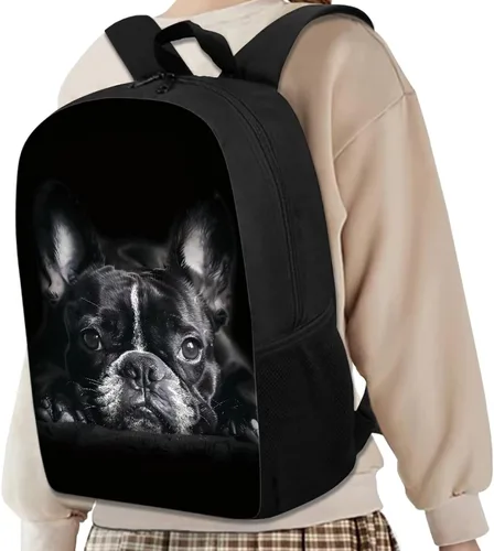 Vista 146 de HUGS IDEA Los animales frescos 3D niños escuela libro bolsa niños impresión mochilas, Baloncesto, Moderno