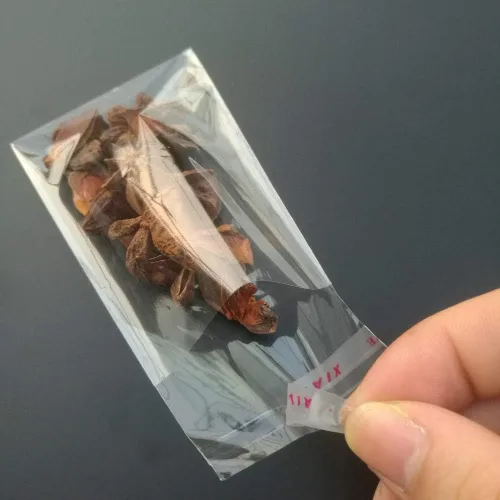Vista 4 de 200 piezas bolsas de celofán resellables transparentes de 2 x 3 pulgadas, con sellado autoadhesivo, buenas para panadería, dulces, joyas, aretes