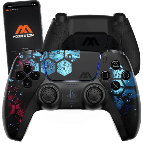 Vista 15 de MODDEDZONE Smart Extreme Modded Controller + Anti Recoil 2 Remap Buttons & Interchangeable Thumbsticks & Hair Triggers, Tactical Buttons Compatible