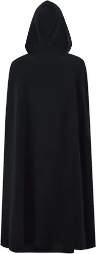 Vista 4 de Skywalker Luke - Uniforme de cosplay para niños, disfraz de Jedi, túnica con capucha, conjunto completo de Halloween