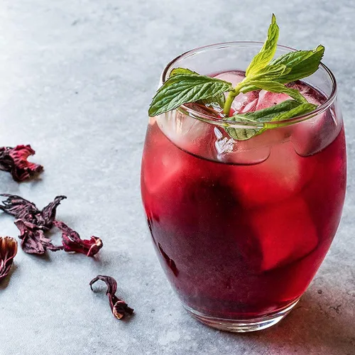 Vista 4 de 4 onzas de flores secas de hibisco perfectas para té y agua fresca mexicana, Flor de Jamaica, Sorrel Zobo flores enteras y pétalos de 1400S Spices