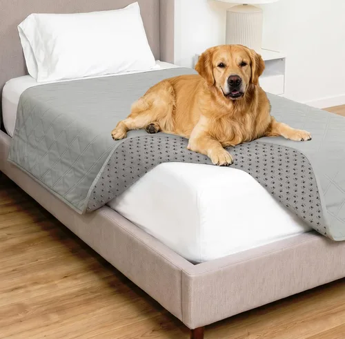 Vista 30 de GORILLA GRIP® Manta impermeable para perro, funda de sofá para perros, 30 x Borgoña
