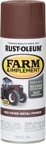 Vista 12 de Rust-Oleum Farm & Implement 280176 - Pintura esmaltada, galón, naranja (Allis Chalmers Orange)