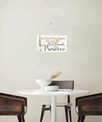 Vista 7 de Good Friends Bring Happiness into Your Life Best Friends Bring Prosecco - Hermoso regalo de amistad significativo Prosecco (US-G055)