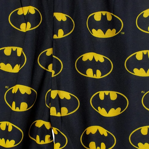 Vista 5 de BATMAN Pijamas para niños Conjunto de ropa de dormir de 4 piezas para niños, pantalones de pijama y camisas de dormir para niños grandes y niños