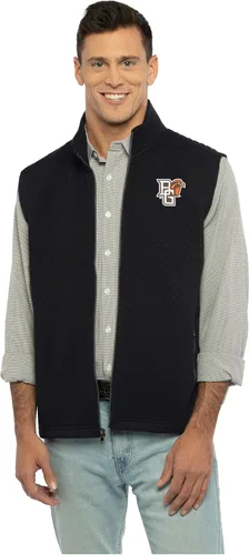 Vista 89 de Vantage Apparel Chaleco Acolchado con Cremallera Completa Universitario para Hombre