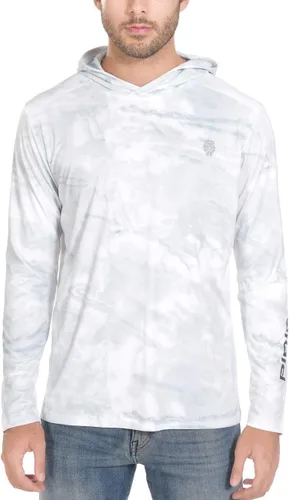 Vista 17 de Camisa de pesca para hombres de manga larga, con protección solar SPF 50+ UV, camiseta tipo sudadera Negro