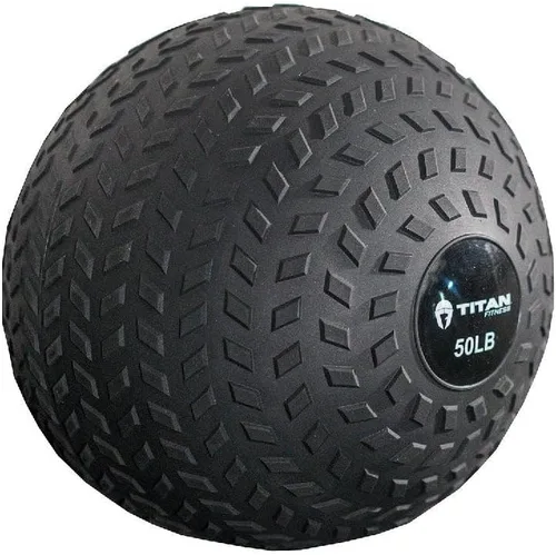 Vista 12 de Titan Fitness pelota de caucho Tread Slam, rebote muerto, peso para el entrenamiento - lanzar, atrapar, golpear, girar