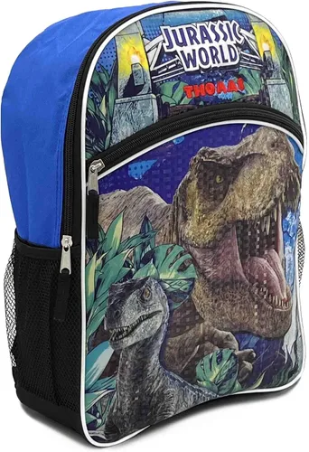 Vista 3 de DIBSIES Mochila Jurásica Personalizada (Roaring T-Rex), Roaring T-rex, Jurásico