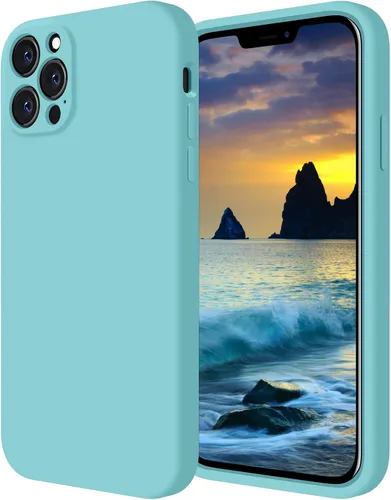 Vista 18 de FireNova Funda diseñada para iPhone 12 Pro, funda de silicona [protección de cámara] con forro de microfibra suave antiarañazos, 6.1 pulgadas