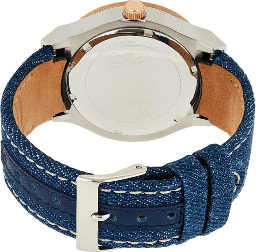 Vista 2 de GUESS W0289L1 Iconic Blue Denim Reloj multifunción para mujer