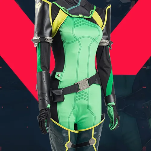 Vista 8 de Banbas VALORANT Viper - Disfraz de cosplay del mismo estilo cultura Festival Disfraces personalizados Anime Rave Halloween Cos