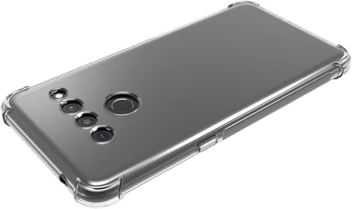 Vista 3 de USTIYA Funda para LG V50 ThinQ Clear TPU Cuatro Esquinas LG V50 Funda Protectora Transparente Suave