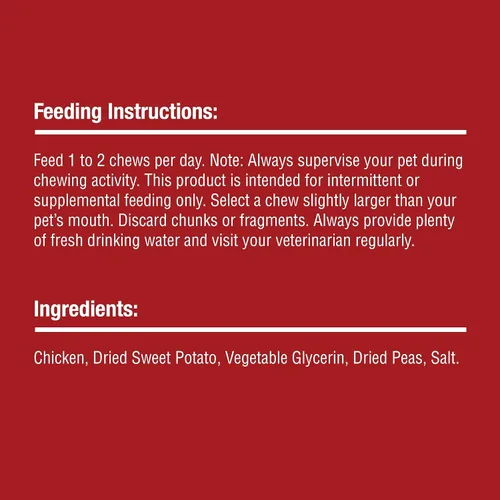 Vista 7 de SmartBones Protein Rings - Golosinas para perros sin piel cruda, pollo real, 10.5 onzas Con pollo real y batata, 30% proteína por anillo, sin
