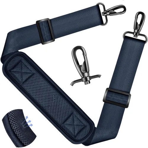 Vista 85 de ZINZ Correa de hombro universal de 59 pulgadas con almohadilla transpirable fija ultra gruesa, correa de hombro ajustable y resistente para bolsa