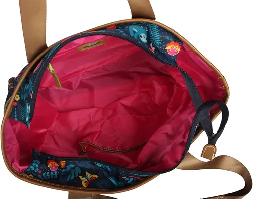 Vista 7 de Lily Bloom Juego de equipaje colección de maletas de 4 piezas con ruedas giratorias para mujer Azul marino