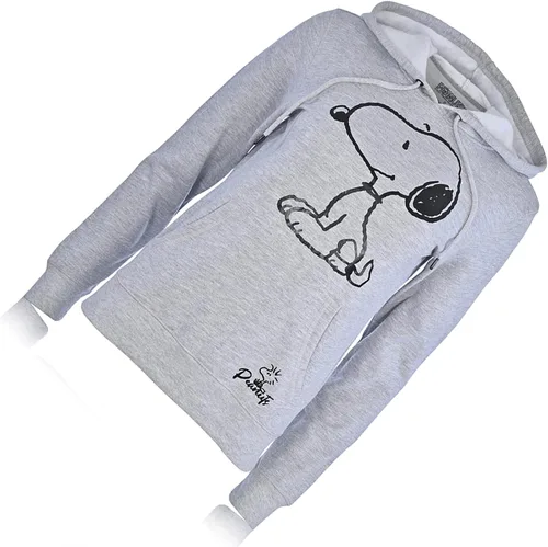 Vista 3 de Peanuts Sudadera con capucha Snoopy Fashion para mujer clásica sudadera de forro polar Snoopy para mujer