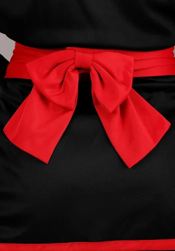 Vista 8 de Disfraz de Ninja Rojo y Negro Stealth