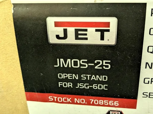 Vista 4 de Jet 708566/JSG-6SA Soporte abierto para lijadora de discos (708599)
