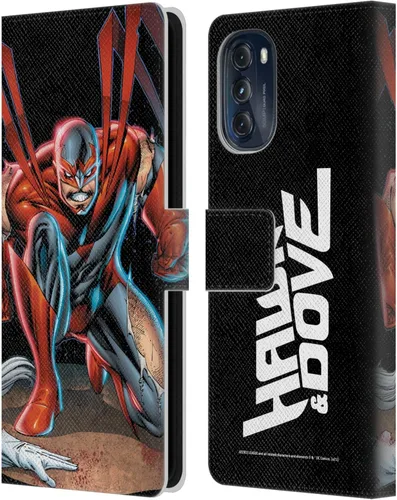 Vista 8 de Head Case Designs Funda de piel con licencia oficial de la Liga de la Justicia DC Comics #100 Variant Teen Titans Comic Art compatible con Motorola