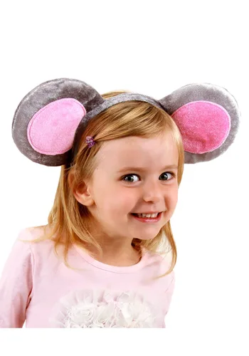 Vista 2 de Kit de accesorio diadema con orejas de ratón y cola Multicolor