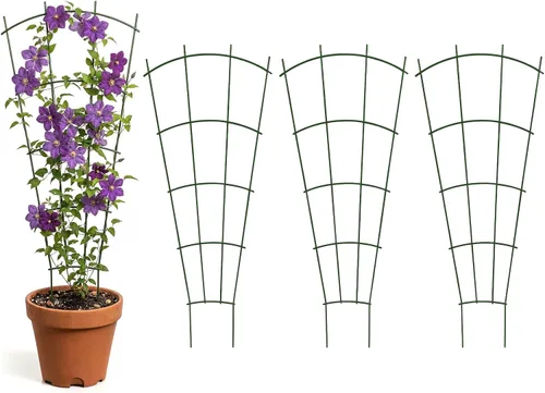Vista 9 de Thealyn - Paquete de 4 enrejados para plantas en maceta de 24 pulgadas