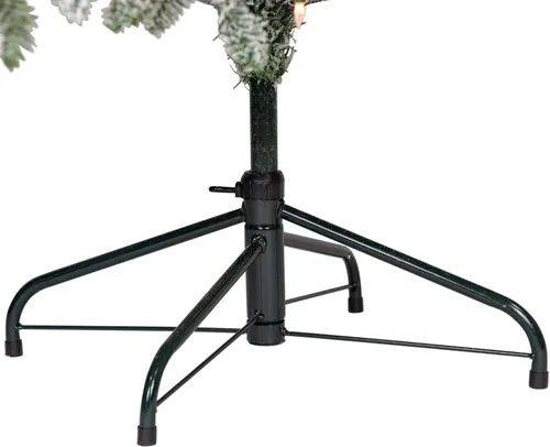 Vista 6 de Real Touch™ Árbol de Navidad artificial de abeto noble Whistler preiluminado, 6.5 pies, luces transparentes