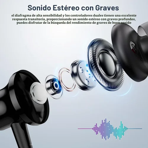 Vista 4 de Auriculares USB C tipo C con cable para iPhone 18 Pro Max 17 16 15 negro