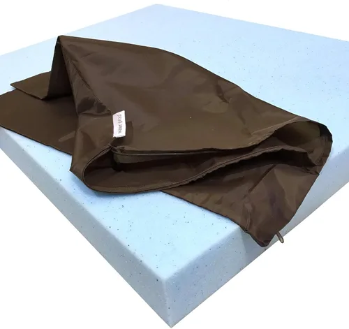 Vista 7 de Almohadilla de plataforma de espuma viscoelástica con forro impermeable para cojín, cama de mascotas, muebles, etc. (34 x 27 x 3 pulgadas)