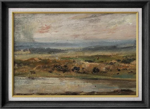 Vista 57 de MUDECOR Lienzo enmarcado prémium para pared, pinos nevados en bosque de invierno, ilustraciones modernas, arte contemporáneo, escénico, divertido
