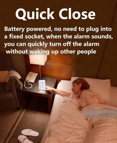 Vista 4 de Versión Mejorada de Alarma de Sensor de Cama y Prevención de Caídas para Ancianos/Demencia y Más, Buscapersonas de Cuidador con Alerta de Sensor
