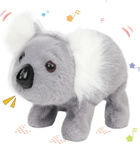 Vista 34 de Hopearl - Conejo saltarín con campana, interactivo, mascota electrónica de peluche con sonidos y movimientos, orejas que se mueven y nariz que se