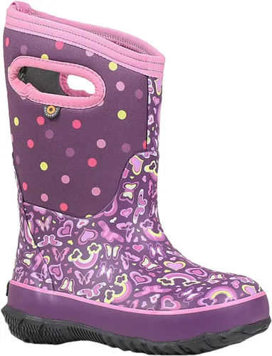 Vista 9 de BOGS Botas de nieve unisex de neopreno con aislamiento de goma de alta impermeabilidad para niños Negro