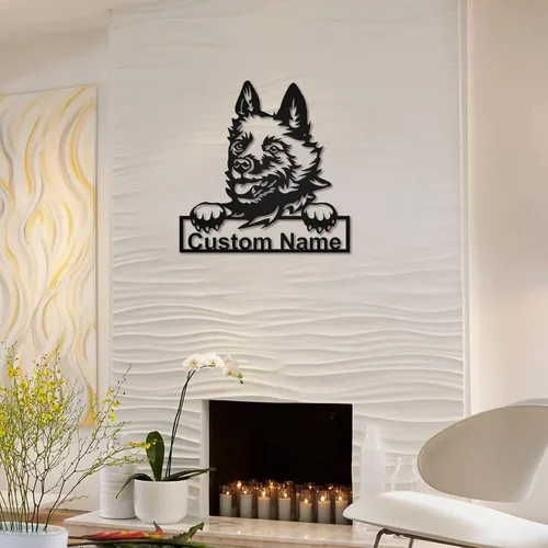 Vista 75 de zouwii Letrero de metal personalizado para perro Airedale Terrier Letrero de metal personalizado Airedale Terrier Airedale Terrier divertido