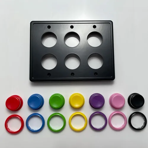 Vista 9 de Caja para interruptor estilo sala de juegos, para decoración del cuarto de los niños o el cuarto de juegos blanco/rosa/púrpura (White/Pink/Purple)