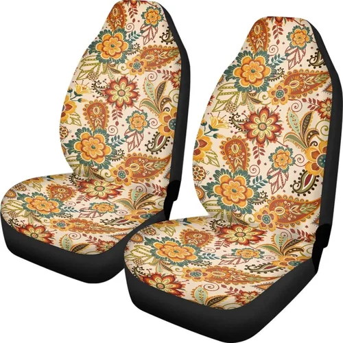 Vista 47 de Juego de 2 fundas de asiento delantero de automóvil, con diseño de bandera estadounidense, juego de 2 accesorios automotrices extraíbles, ajuste