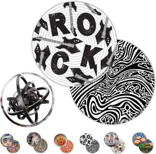 Vista 8 de Spin Flip Puzzle – Abstracto – Girarlo, voltear, Resolverlo! para aquellos que aman el cerebro teasers! Juguete antiestrés para adultos. Gran regalo
