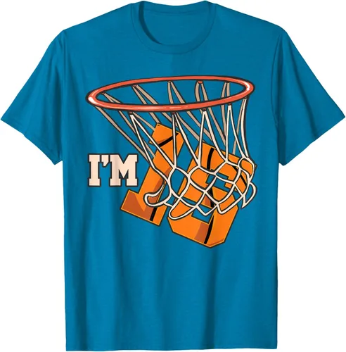 Vista 9 de Camiseta número 15 con temática de baloncesto para fiesta de cumpleaños, Negro, S