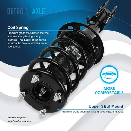 Vista 2 de Detroit Axle - 2 puntales delanteros izquierdo derecho para Ford Explorer