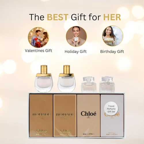 Vista 6 de Set de regalo mini de fragancia Chloe para mujer – colección Splash de 4 piezas