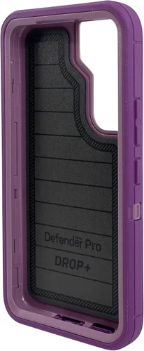 Vista 4 de OtterBox - Defender Series Pro - Carcasa rígida para Samsung Galaxy S22 (no modelos S22 Plus o Ultra) (morado feliz)