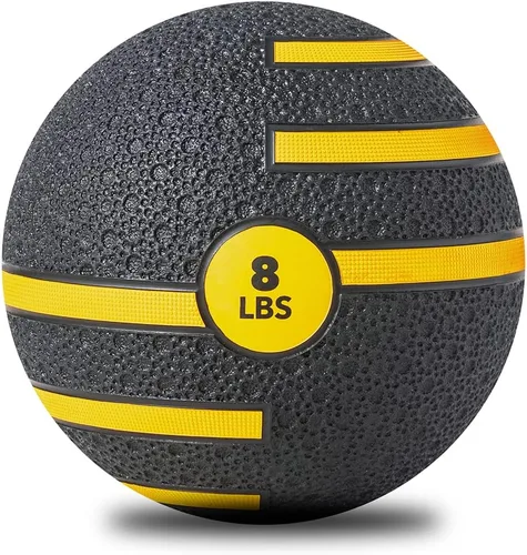 Vista 15 de JFIT Dual Texture Medicine Ball – Weighted Exercise Ball for Strength, Core & Functional Fitness Training