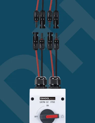 Vista 5 de DIHOOL Interruptor de desconexión solar,32 amperios DC600V,2 cuerdas 2 en 2 salidas aislador,IP66 impermeable